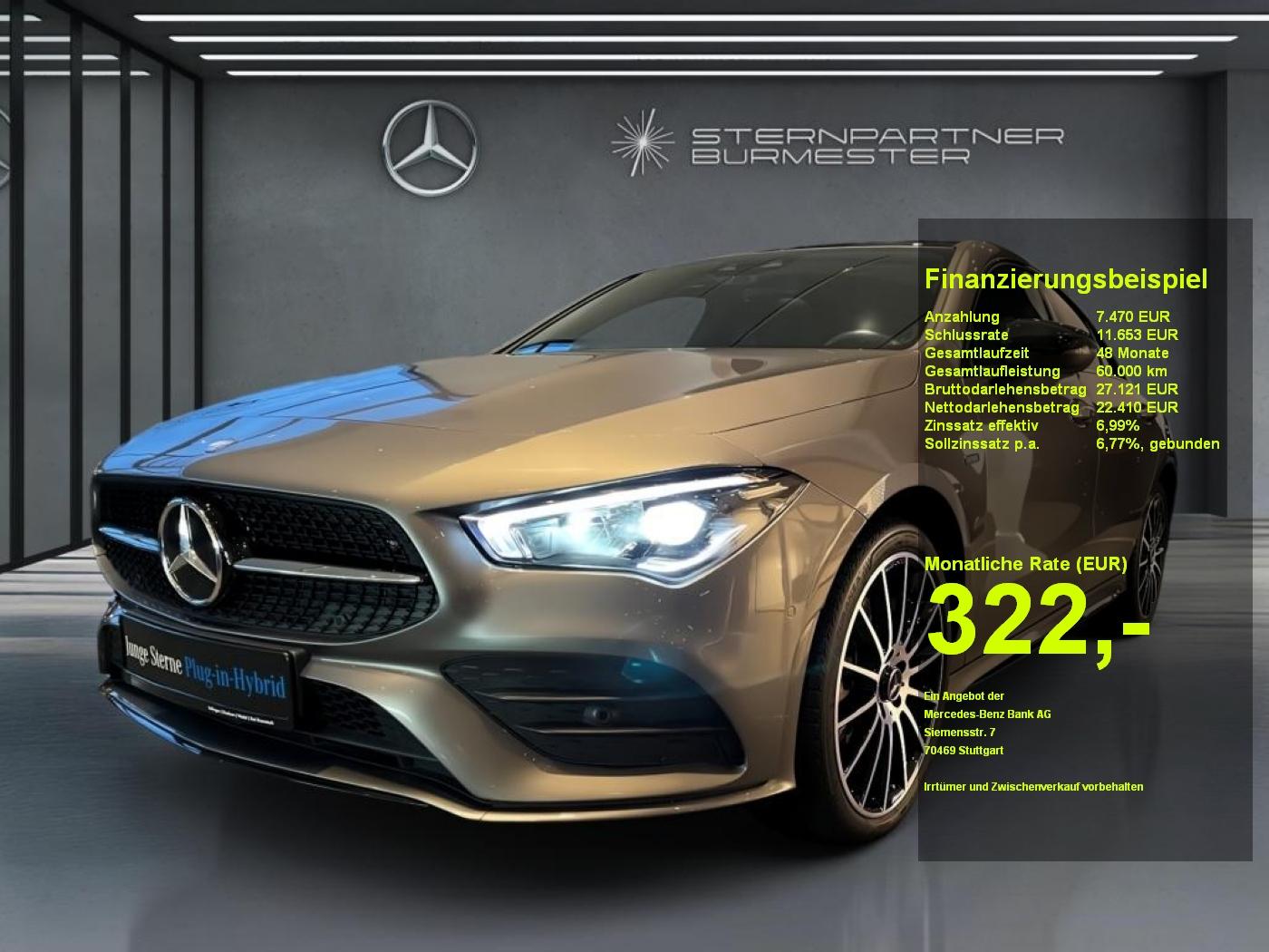 Mercedes-Benz CLA 250 e AMG+MBUX+Night+Ambiente+CarPlay+KAMERA