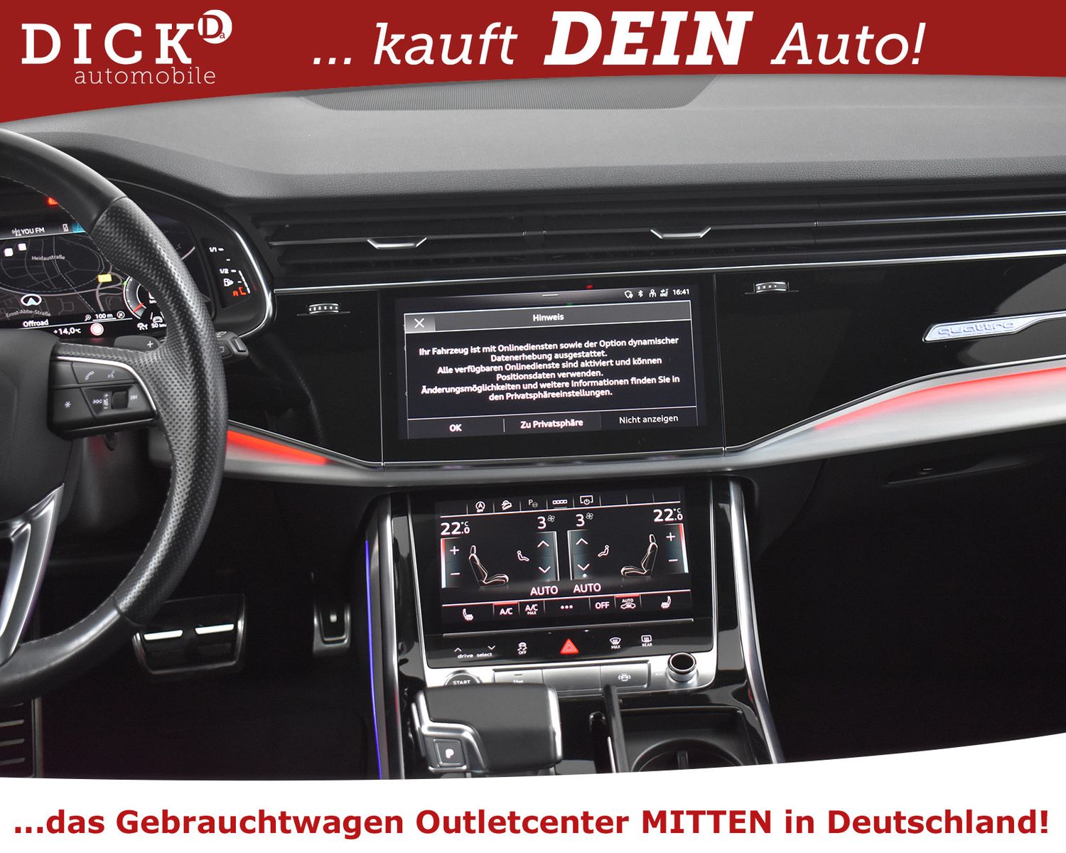 AUDI Q7 50d Quatt S LINE COMPET+PANO+B&O+MEMO+VIRTU+ - Image 14