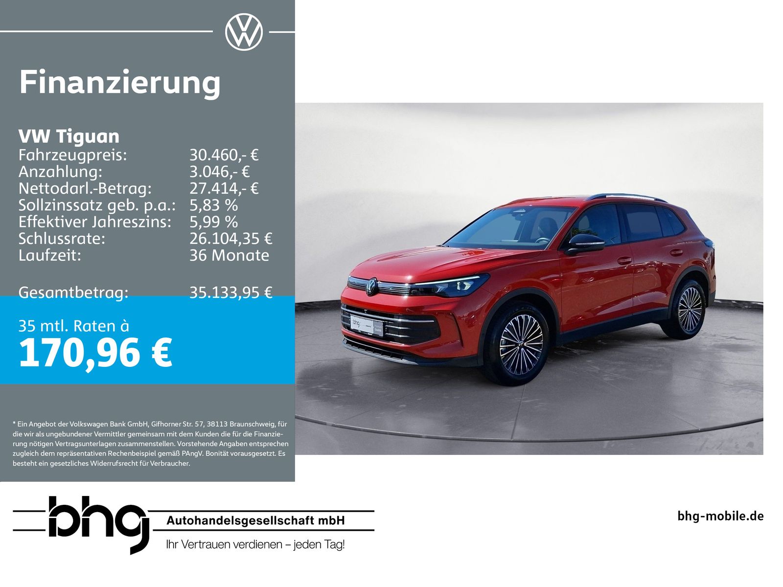 Volkswagen Tiguan 1.5 eTSI OPF DSG GOAL MatrixLED AHK EasyO