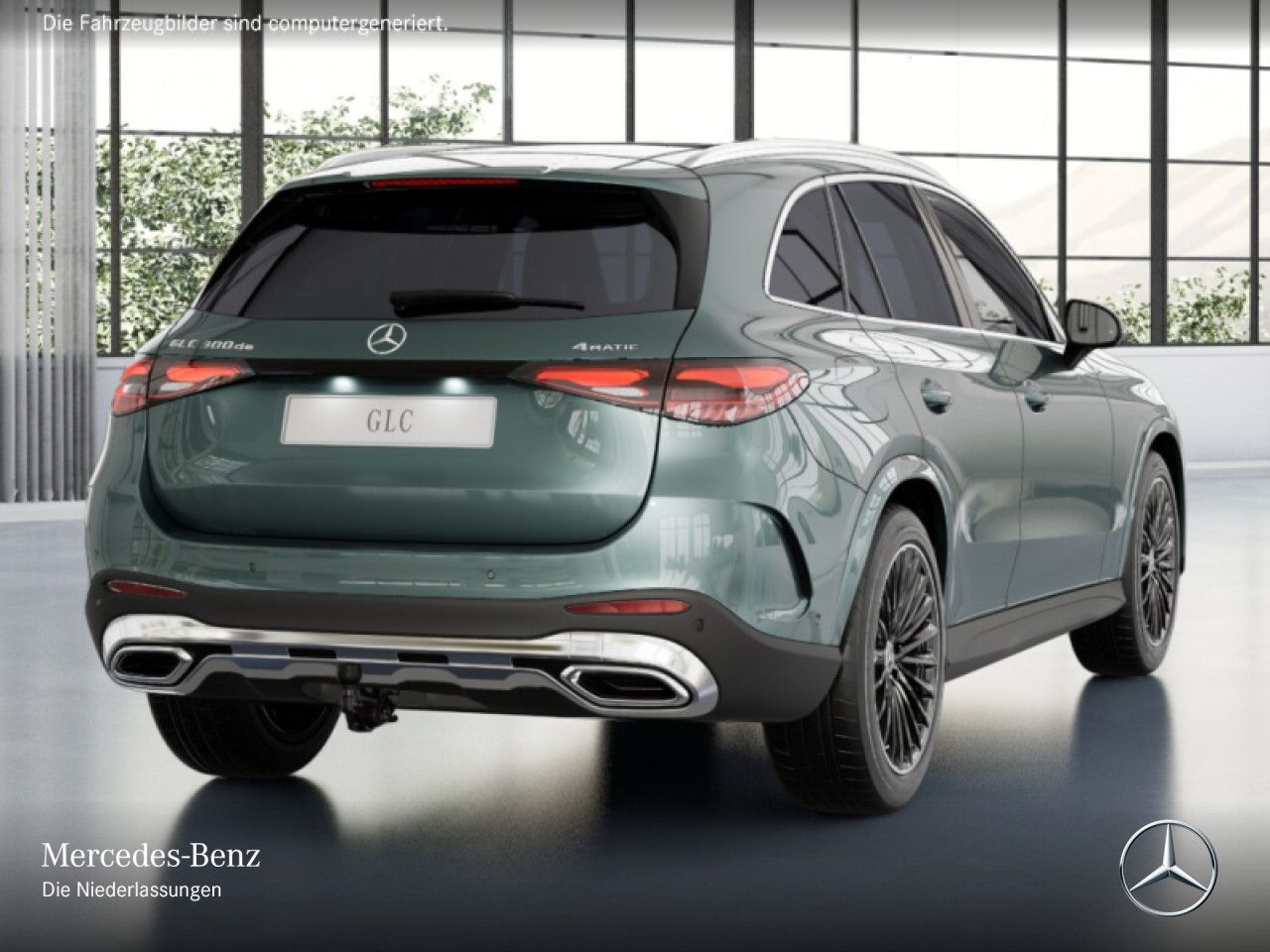 Mercedes-Benz GLC 300 de 4M AMG+PANO+360+AHK+LED+TOTW+KEYLESS foto 4