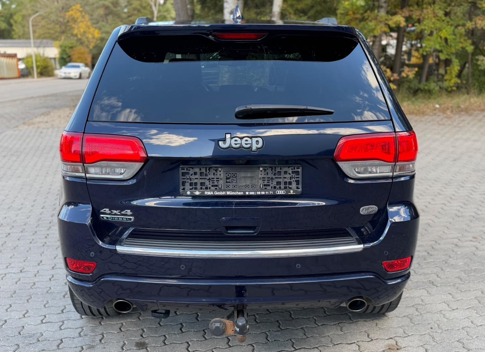 Jeep Grand Cherokee Overland 3.0 V6 CRD 250 ch BVA 4x4 / 162 000 km / Toit panoramique / Cuir Nappa / Caméra / Attelage