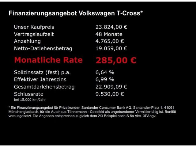 T-Cross GOAL TSI DSG+AHK+LED MATRIX+RÜCKFAHRKAME
