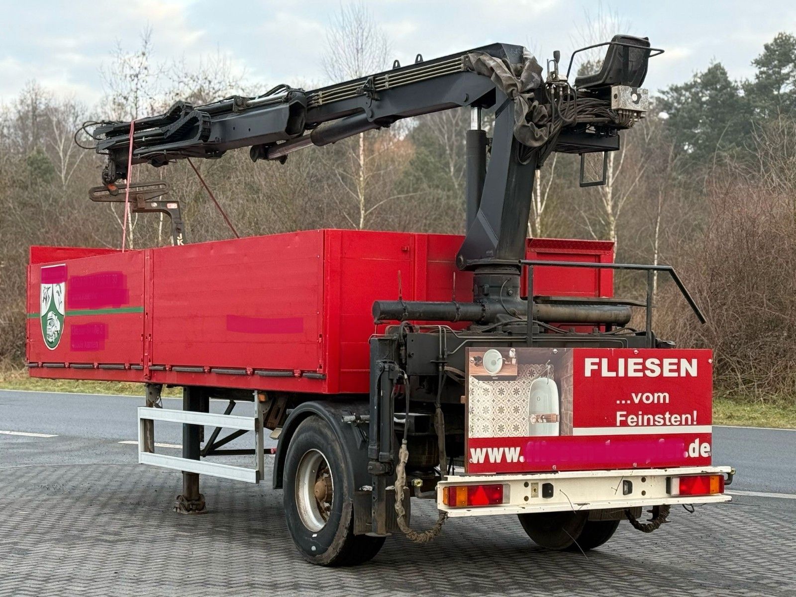 Fahrzeugabbildung Andere Robbert SOK  121 Baustoffpritsche Terex LK