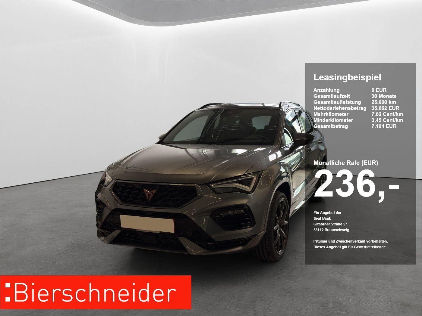 Cupra Ateca 1.5 TSI DSG Kamera+19+Navi+ACC u.v.m.