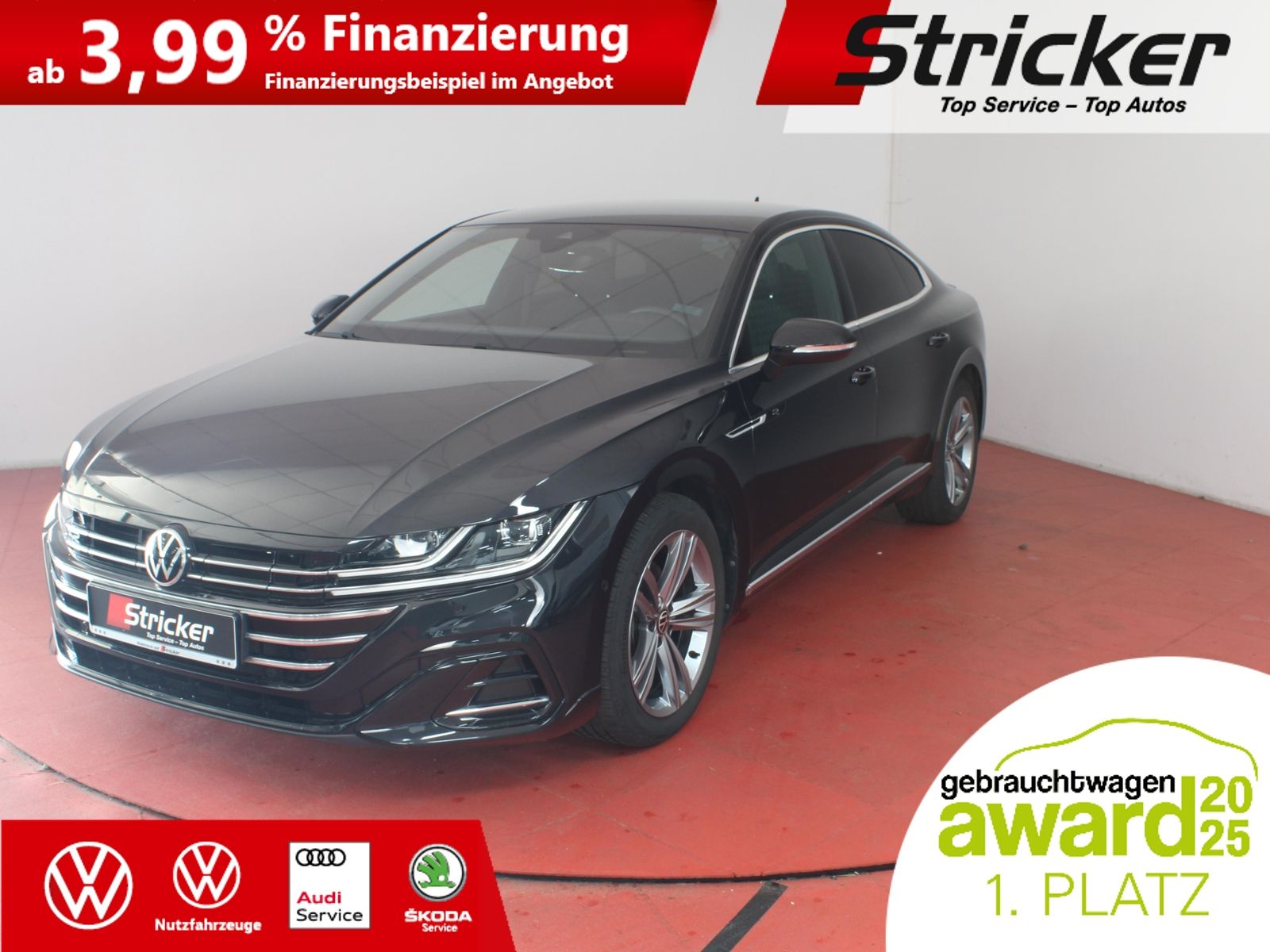 Volkswagen Arteon R-Line 1.4TSI e-Hybrid 285,-ohne Anzahlun