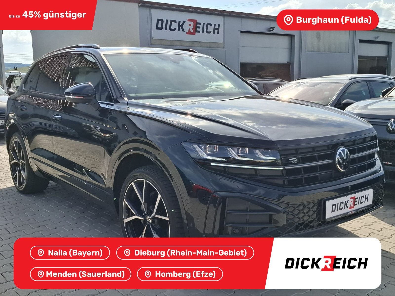 Fahrzeugabbildung Volkswagen Touareg 3.0TDI 4M R-Line VOLL Black 22" UPE 114T