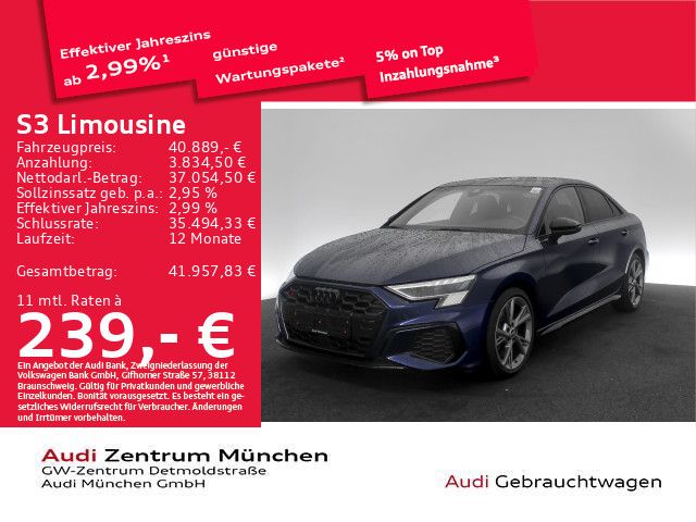 AUDI S3 Limousine TFSI S tronic Virtual+Navi+/Matrix/