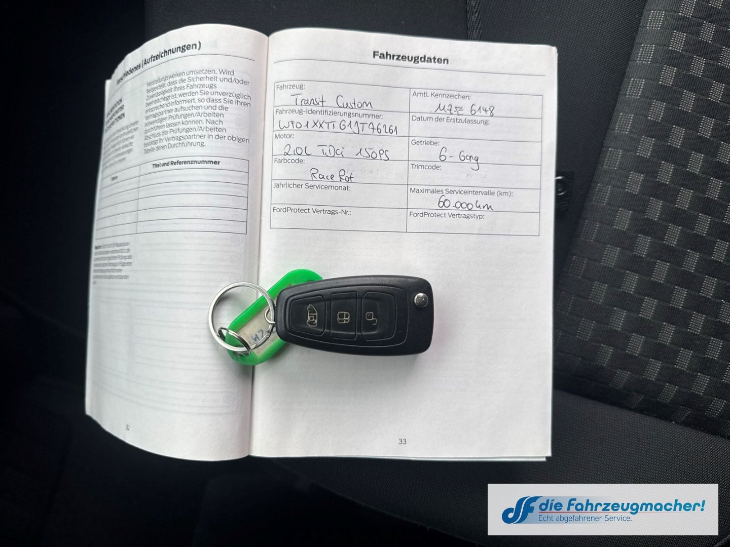 Fahrzeugabbildung Ford Transit Custom Tourneo i 320 L1 Trend *6148*KLIM