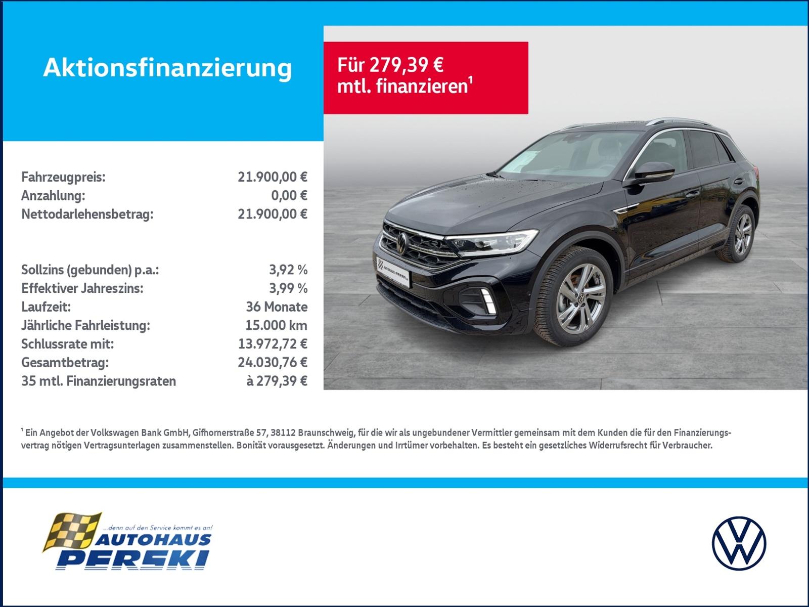 Volkswagen T-Roc 1.0 TSI R-Line  KLIMA, NAVI, LED, KAMERA