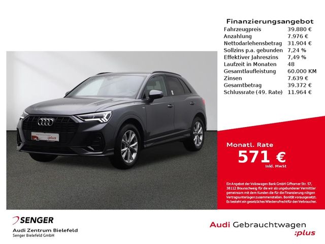 Audi Q3 S line 35 TFSI Sitzheizung MMI LED AHK