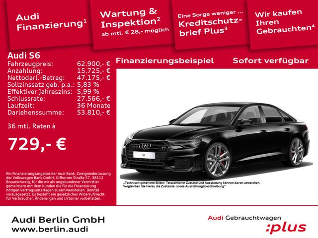 Audi S6 3.0 TDI qu.tiptr. LEDER STDHZG 360°K HUD PANO