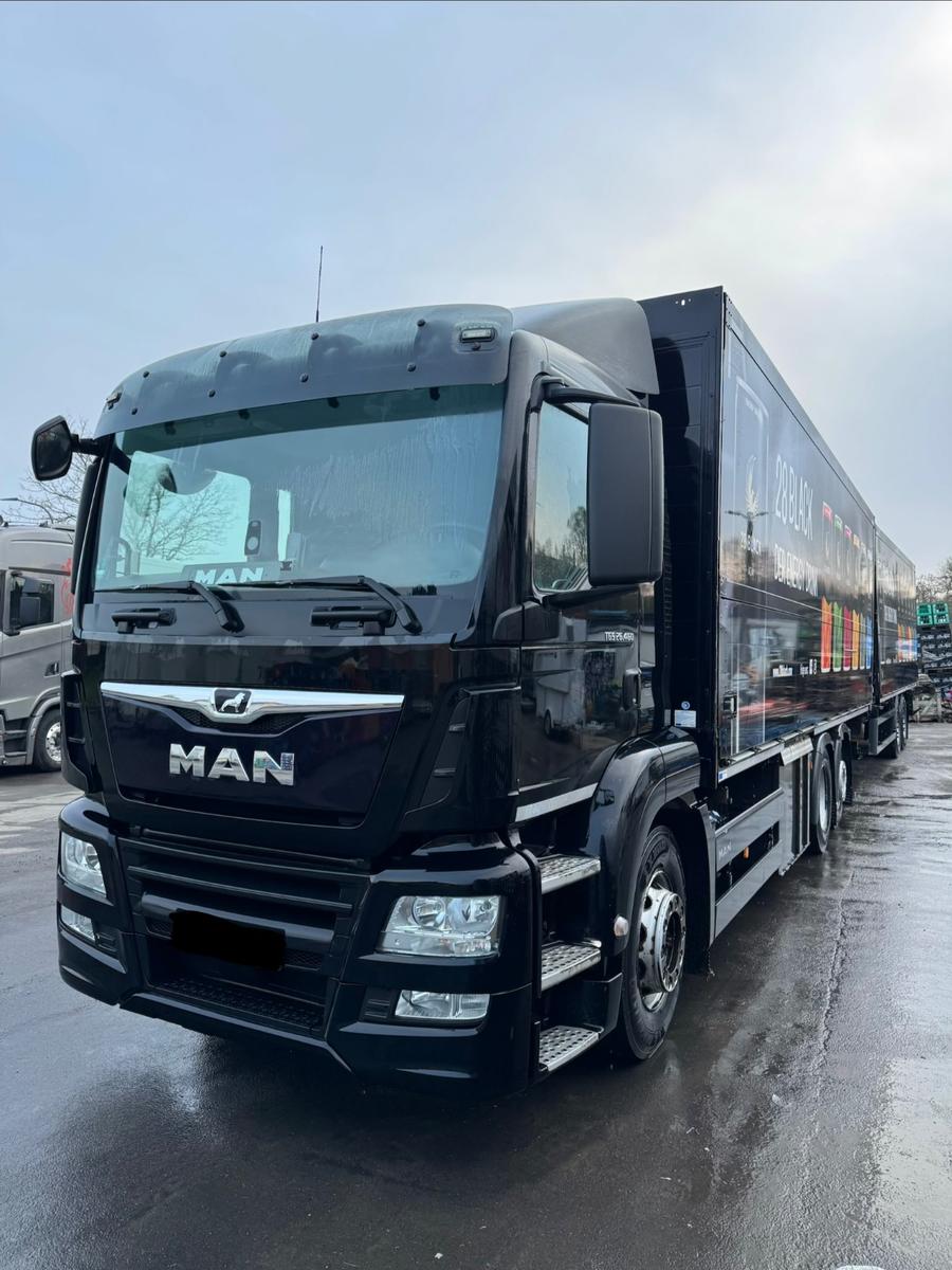 MAN TGS 26.460 LL Orten Schwenkwand komplett Zug