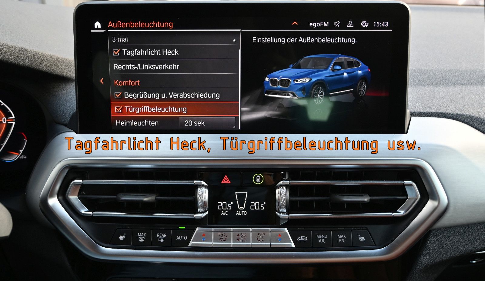 Fahrzeugabbildung BMW X4 xDr.30d °ACC°AHK°IND.MERINO-LEDER°STANDHEIZ.°