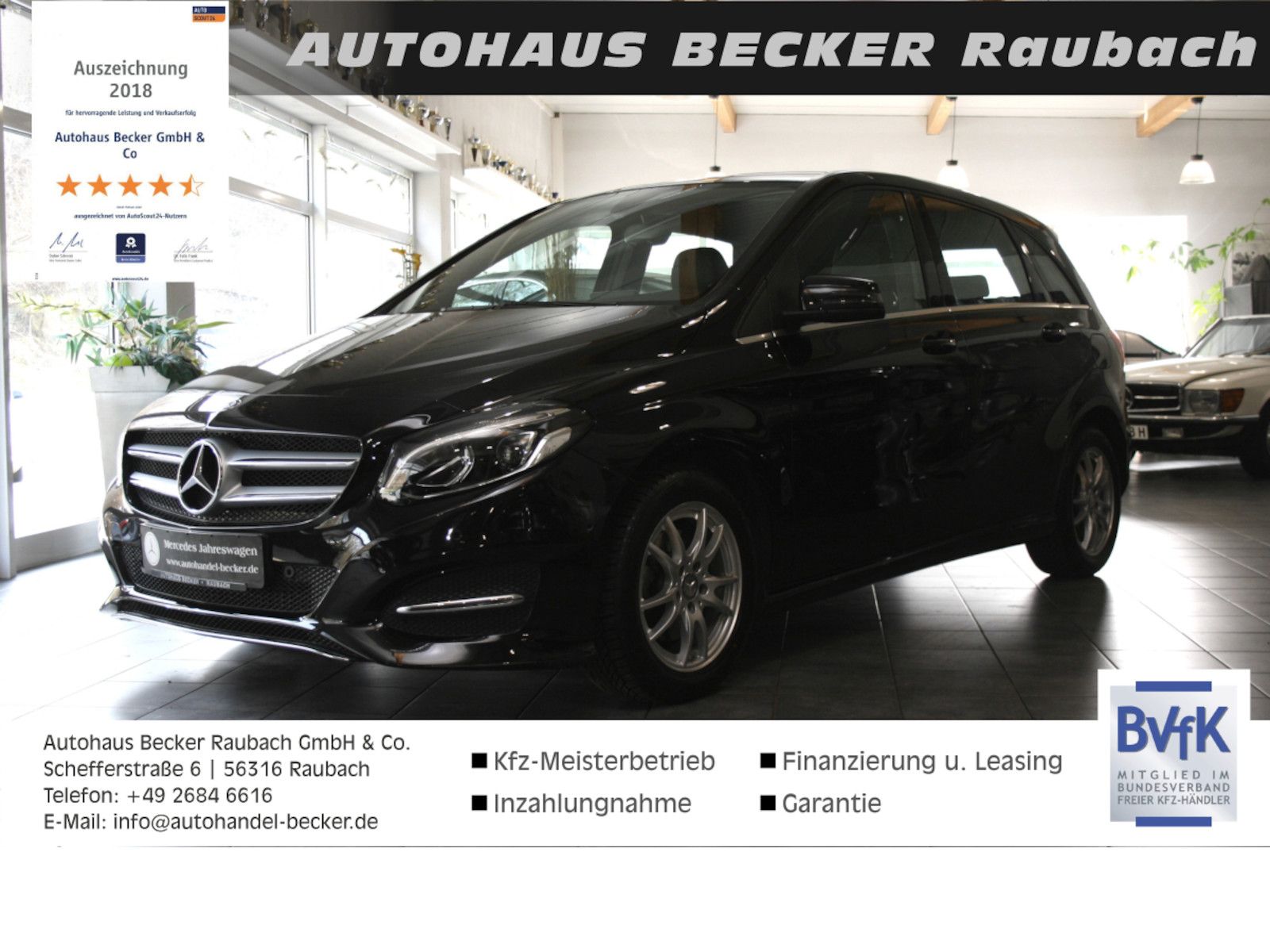Fahrzeugabbildung Mercedes-Benz B 180 Urban *Automatik*LED*Navi*Totwinkel*AHK