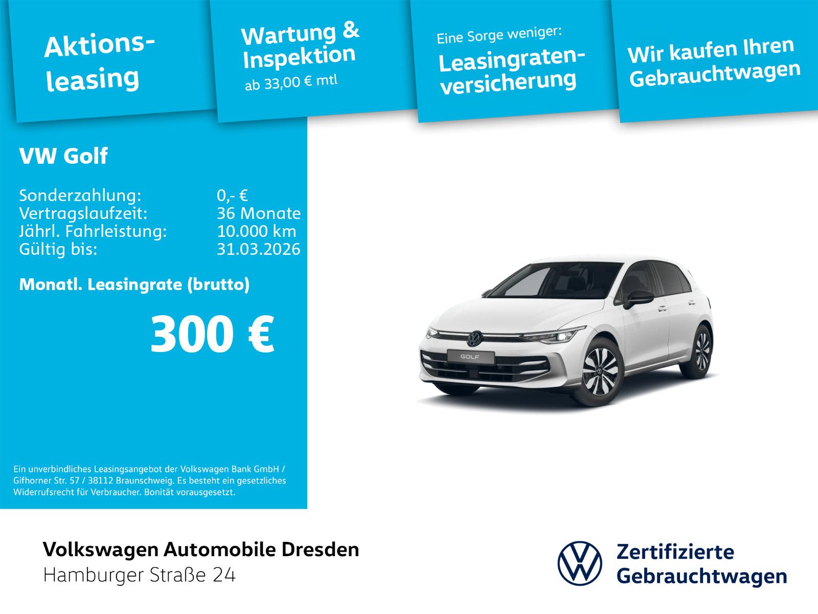 Volkswagen Golf VIII GOAL1.5 TSI DSG AHK KAM APP KEY TRAVEL