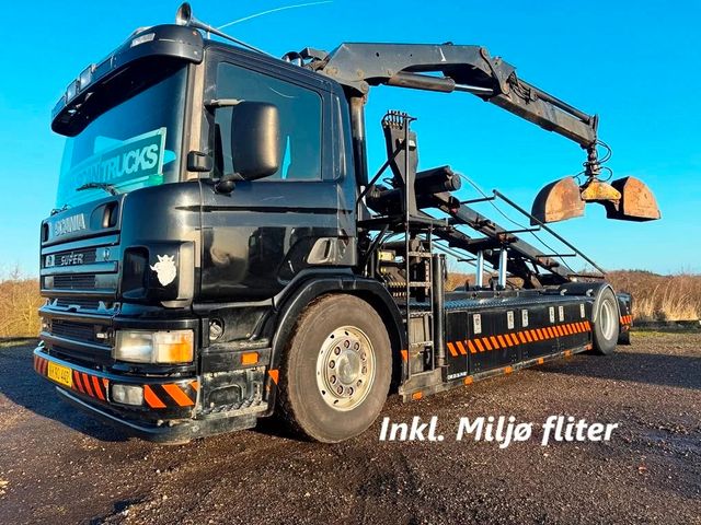 Scania P94-260 Palfinger crane PK 15002. rotor and hydr