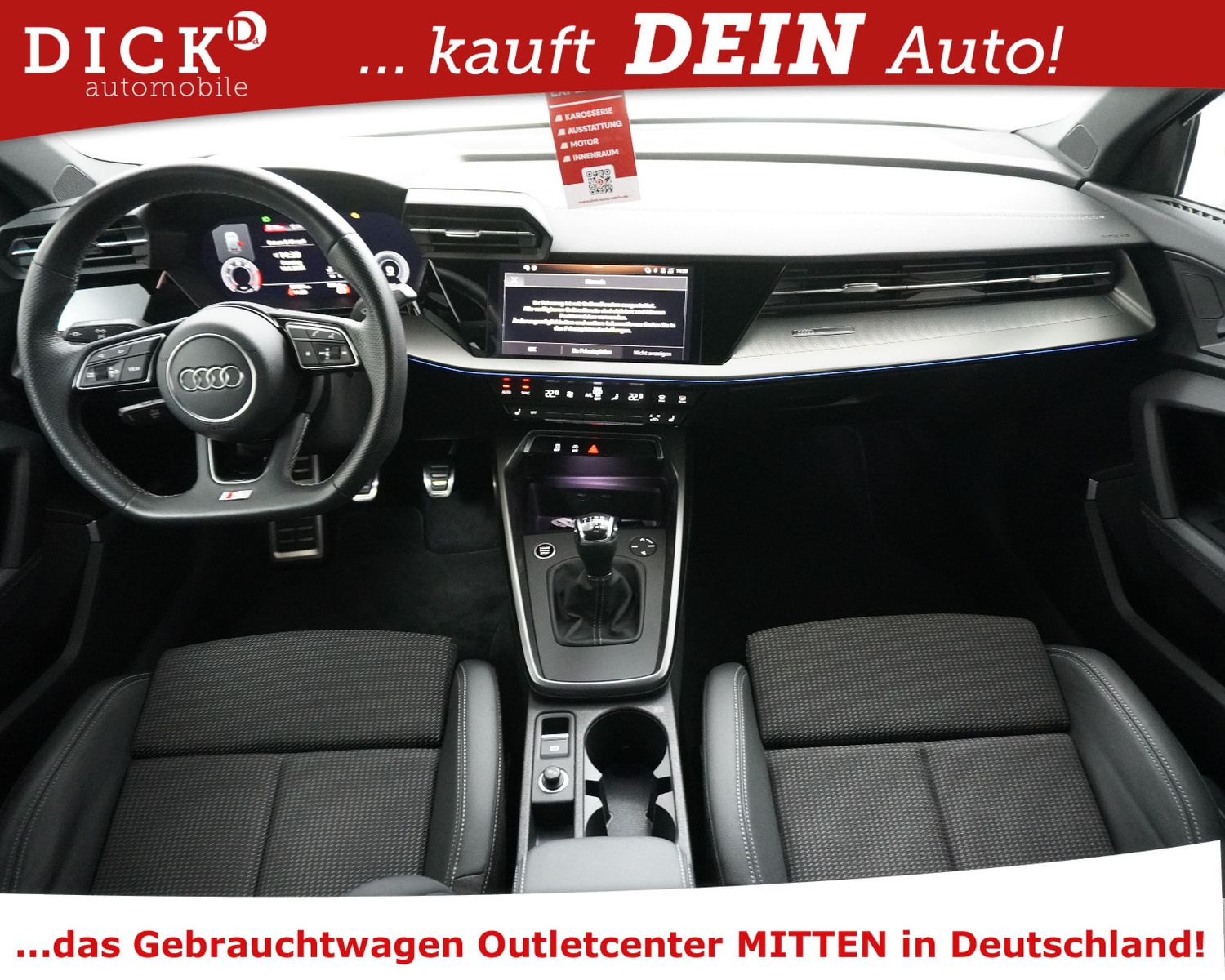 Fahrzeugabbildung Audi A3 SB 30d Edit One+S LINE SPORT+VIRTU+MATRIX+B&O