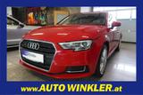 Audi A3 40 TFSI quattro design Aut./LED/Sportsitze - Audi A3: Rot, Leder