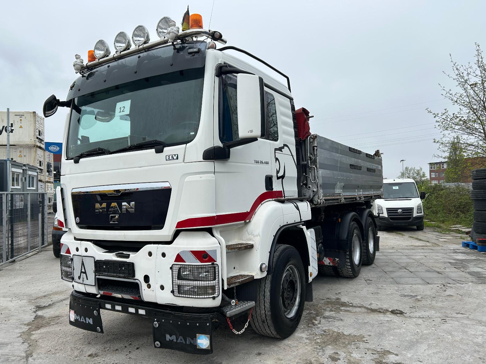 MAN TGS 26.480 3-SeitenKipper 6x4 TüV AHK MEILER*TOP