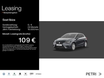 Seat Leasingangebot: Seat Ibiza Road Edition 1.0 TSI 85 kW (116 PS) 7-Gang