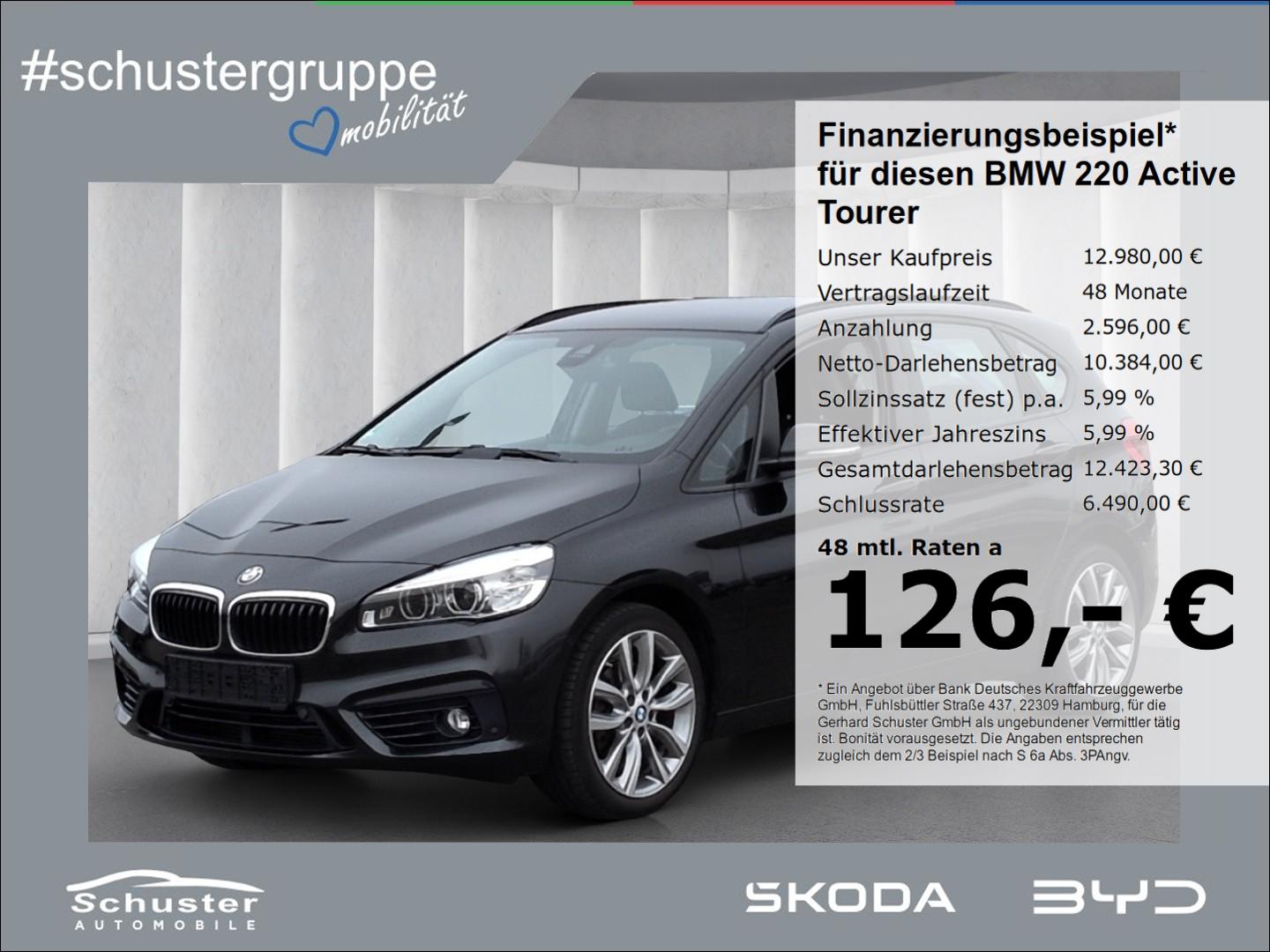 BMW 220 Active Tourer d xDrive SportLine*AHK LED 18*