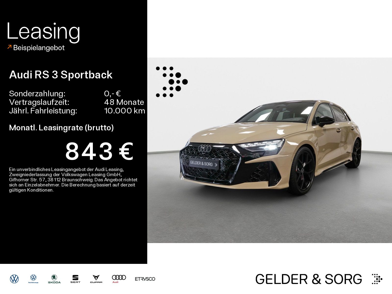 Audi RS 3 Sportback 2.5 TFSI qu. *Matrix*Pano*Keramik