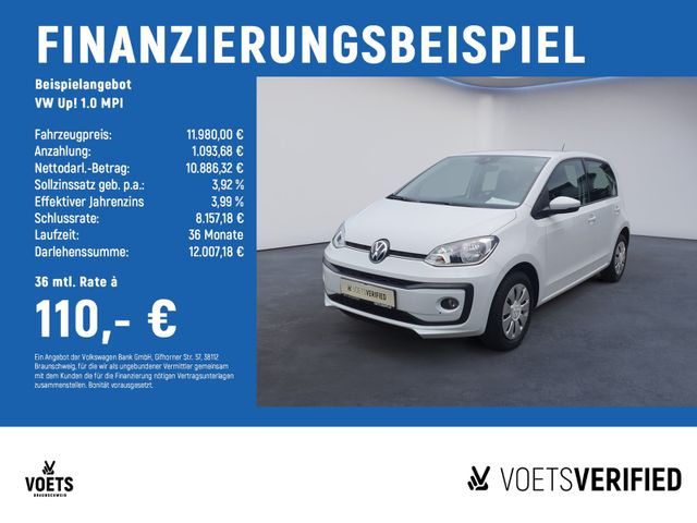 VW Up! 1.0 MPI RearView+SHZ+PDC