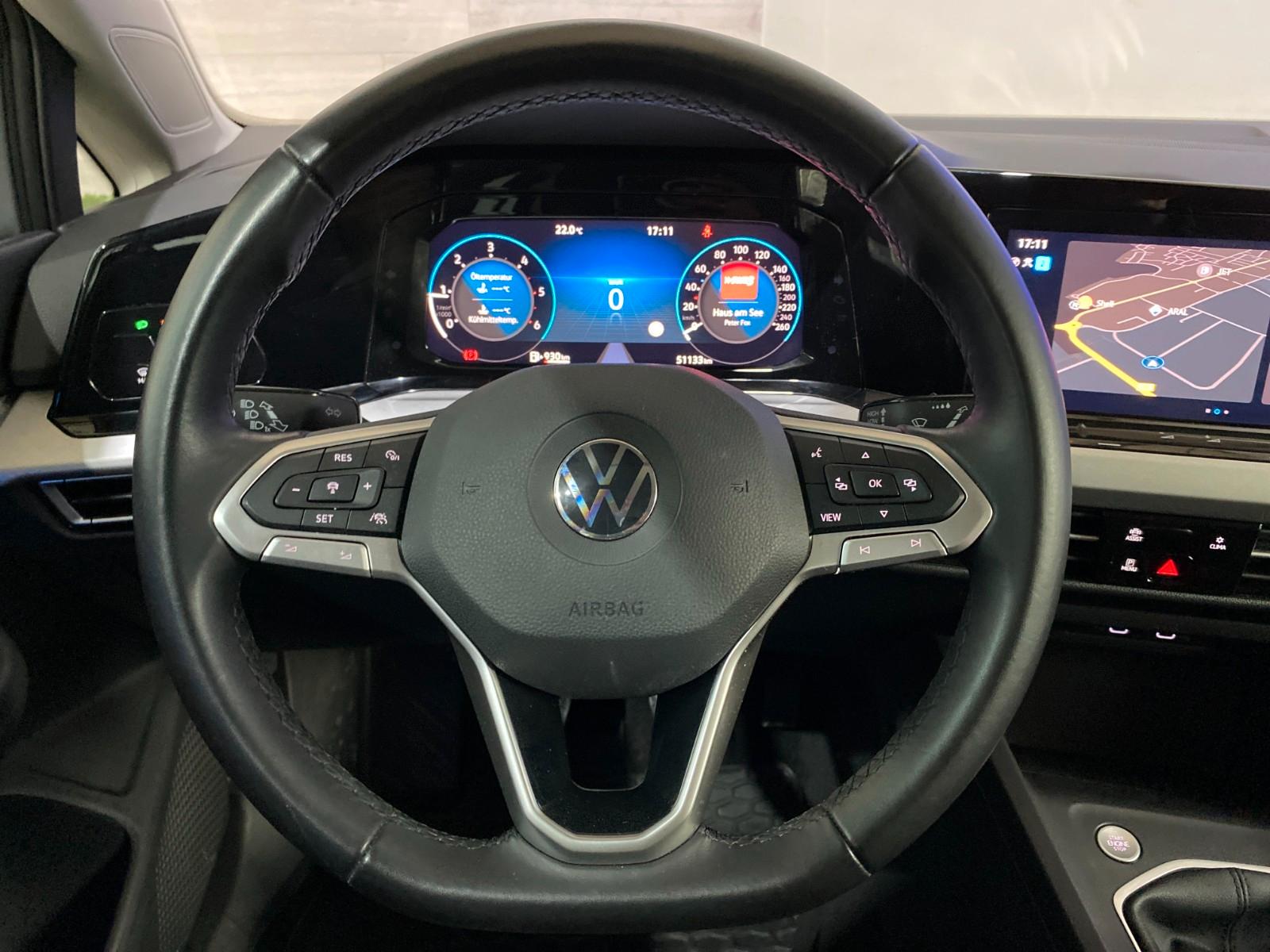 Volkswagen Golf VIII Life +LED +NAVI +SZH +AmbientBel, миниатюра 22