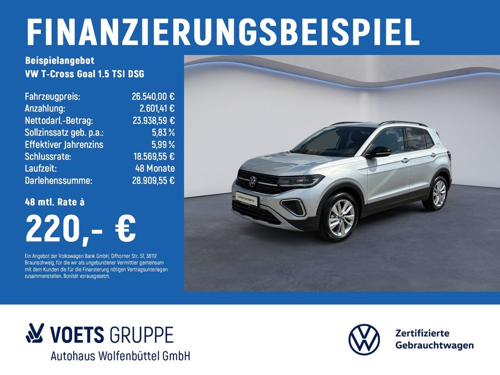 T-Cross Goal 1.5 TSI DSG ACC AHK IQ NAV SHZ