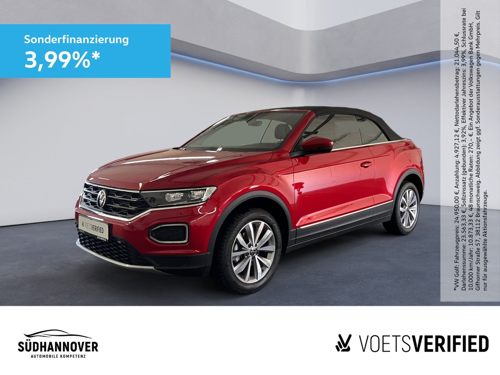 Volkswagen T-Roc Cabriolet Style 1.0 TSI LED+PDC+NAVI+SHZ