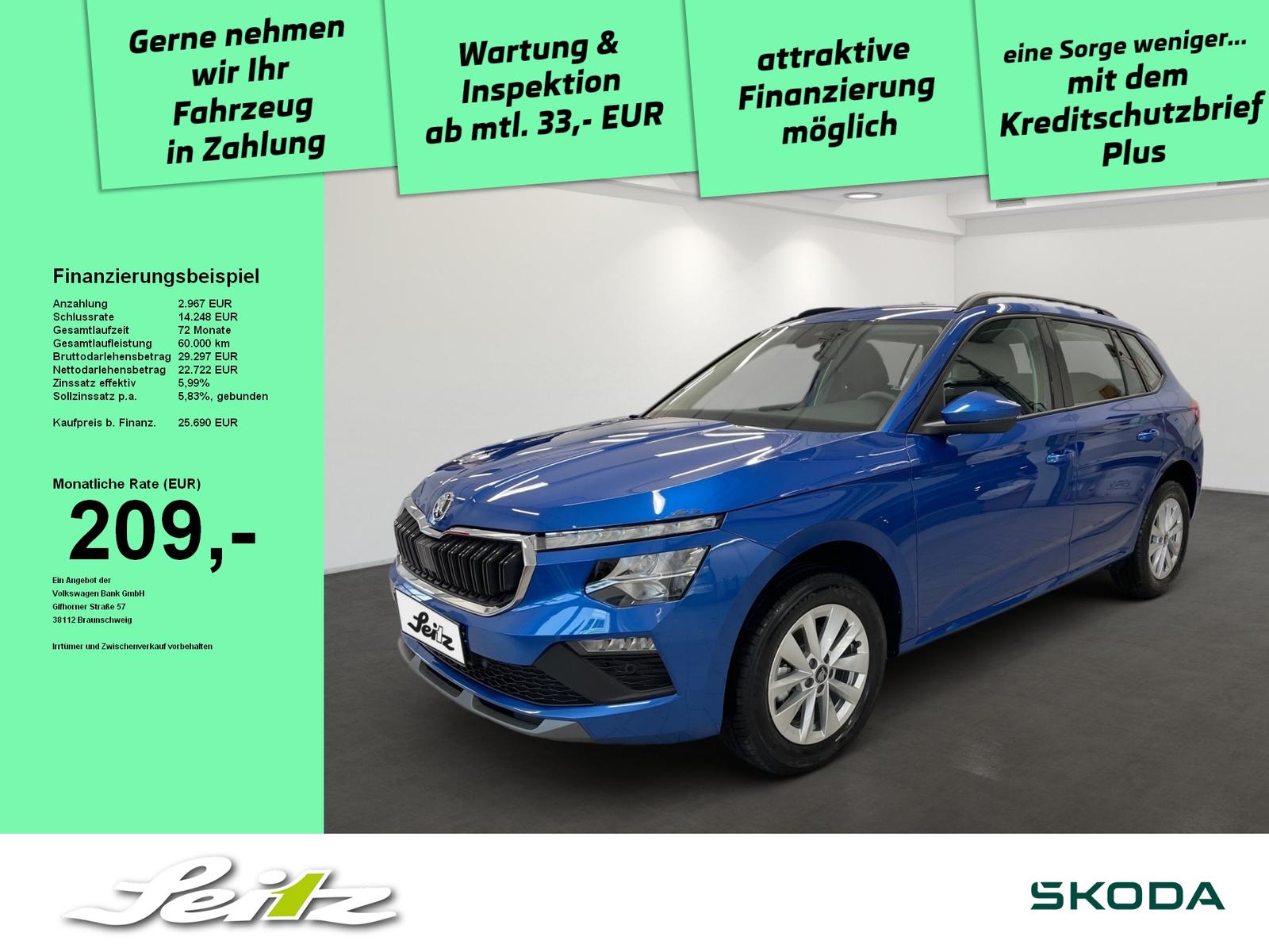 Skoda Kamiq 1.0 TSI Selection *LED*KAMERA*SITZH*