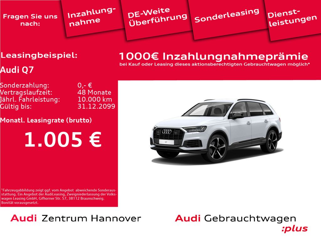 Audi Q7 50 TDI qu. S line Standh. Laser B&O Kamera Me