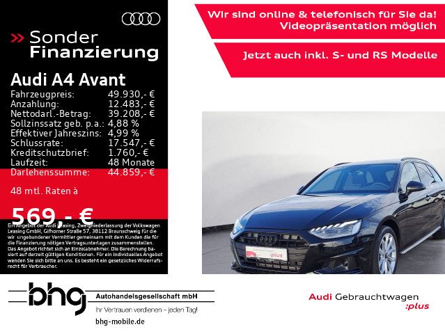 Audi A4 Avant 40 TFSI S-tronic AHK Pano Standhzg LED