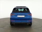 Skoda Karoq Sportline 1.5 TSI DSG Matrix ACC AHK Pano - : Blau, mit Navigationssystem