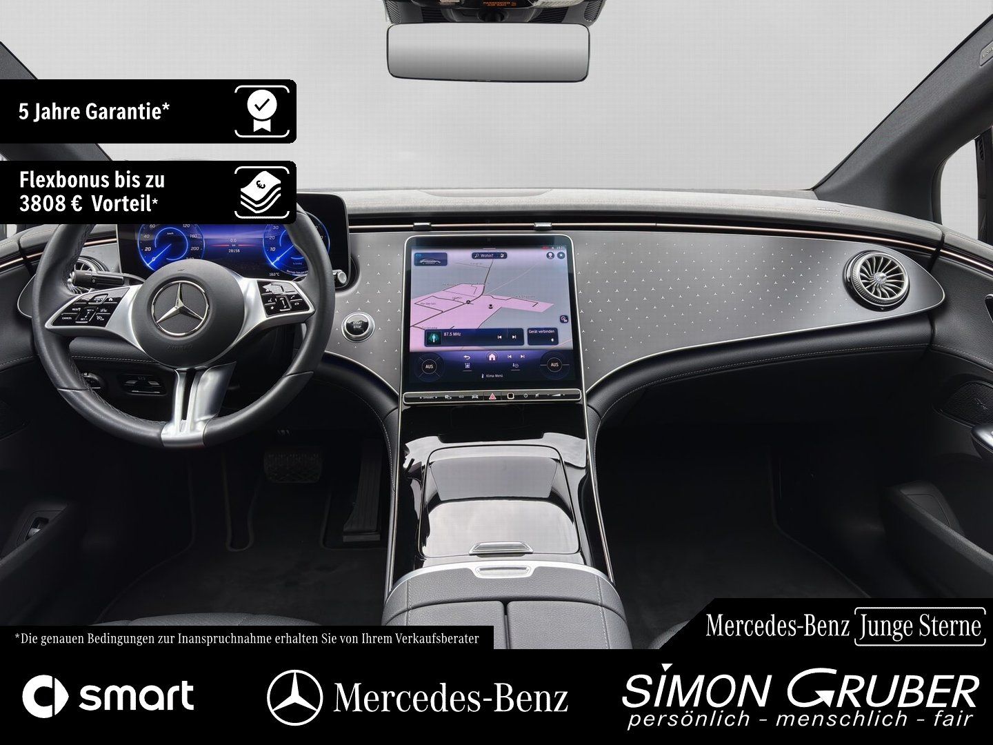 Fahrzeugabbildung Mercedes-Benz EQE 300 Electric Art Pano LED Guard 360 Kamera