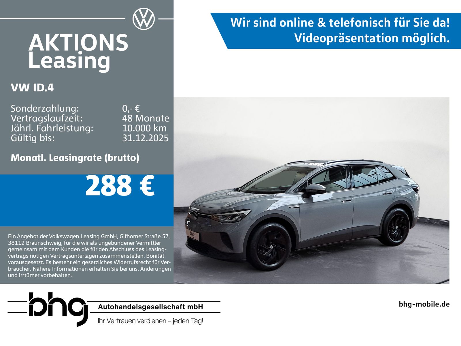 Volkswagen ID.4 Performance Upgrade Pure *LANE-ASSIST*FRONT