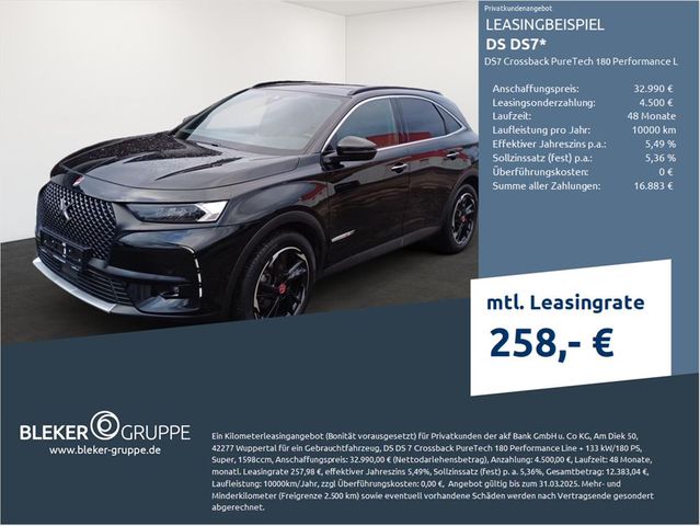 DS Automobiles DS7 Crossback PureTech 180 Performance Line + A