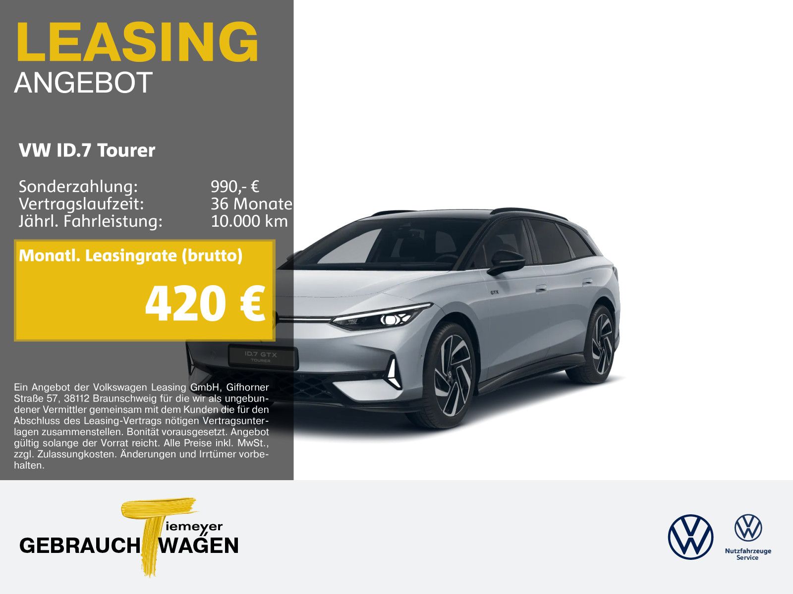 Volkswagen ID.7 Tourer GTX 4M 360° AHK WÄRMEP. HARMAN foto 1