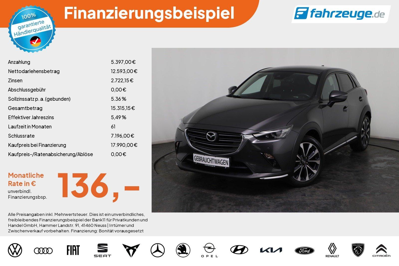 Mazda CX-3 2.0 SKYACTIV-G *NAVI*HUD*Leder*LED*SHZ*PDC*