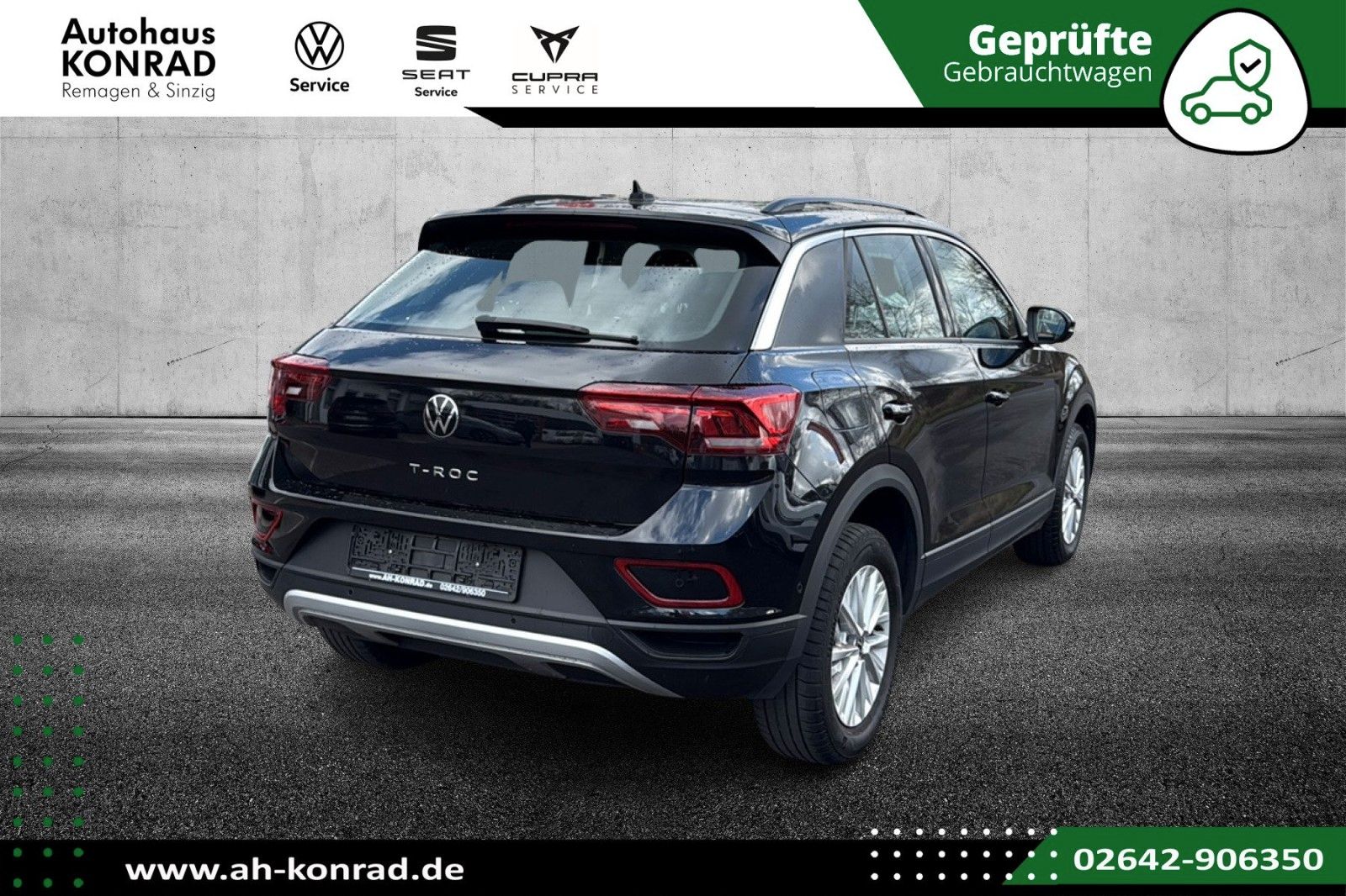 Fahrzeugabbildung Volkswagen T-Roc 1.0 TSI Life+App Connect+Digital Cockpit