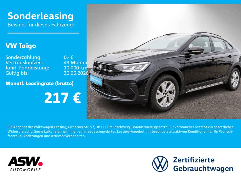 Volkswagen Taigo Life 1.0 TSI LED Navi PDC VC AHK