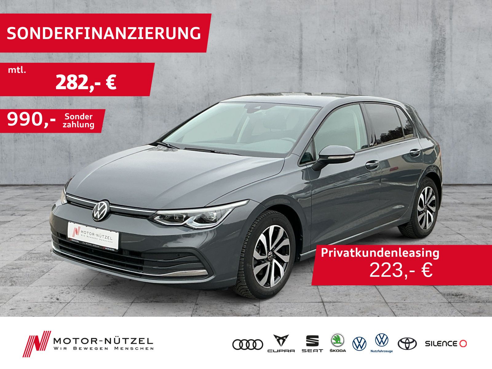 Volkswagen Golf VIII 1.5 TSI ACTIVE 5JG+LEDplus+NAVI+AHK