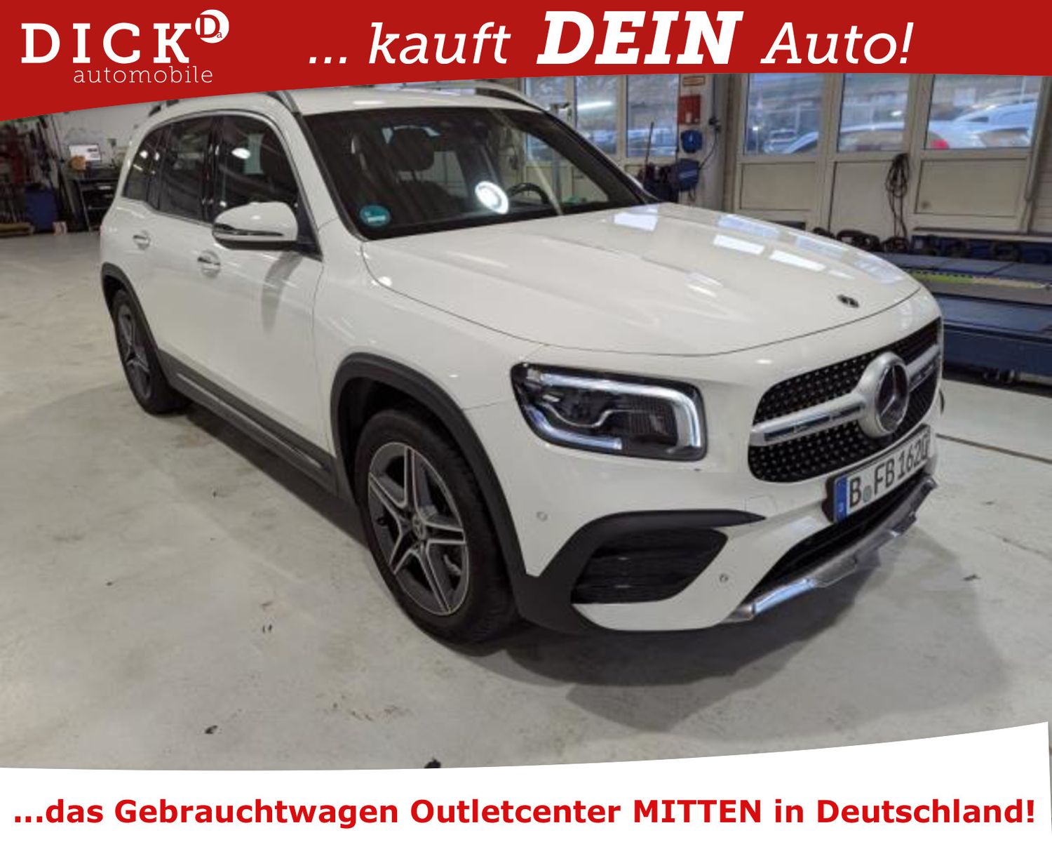Fahrzeugabbildung Mercedes-Benz GLB 220d 4Mat 8G AMG/LED+/NAVI+/VIRTU/SHZ/AHK/8F