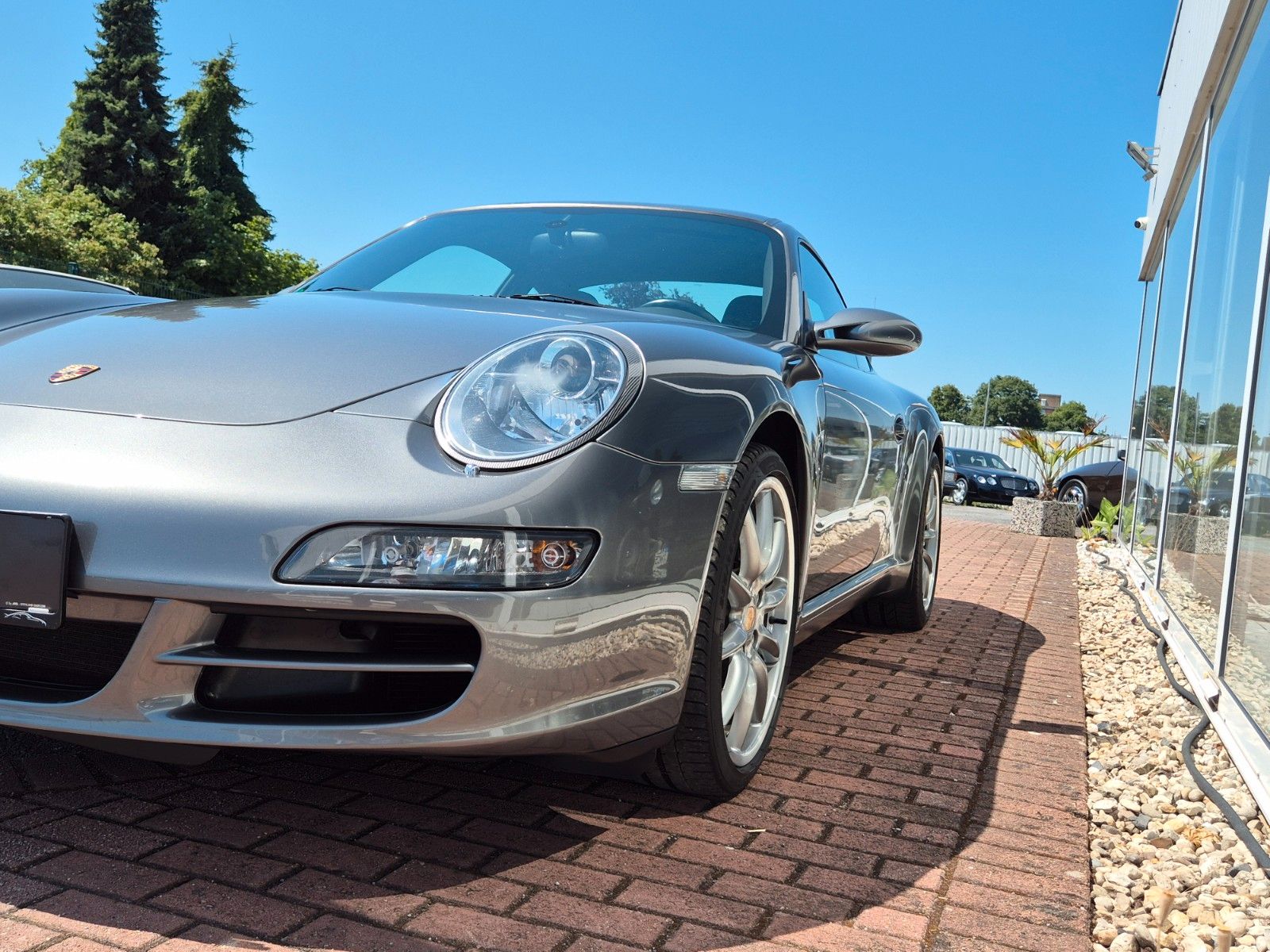 Fahrzeugabbildung Porsche 997 Carrera/Dt./Historie/Meteor Grau/Top