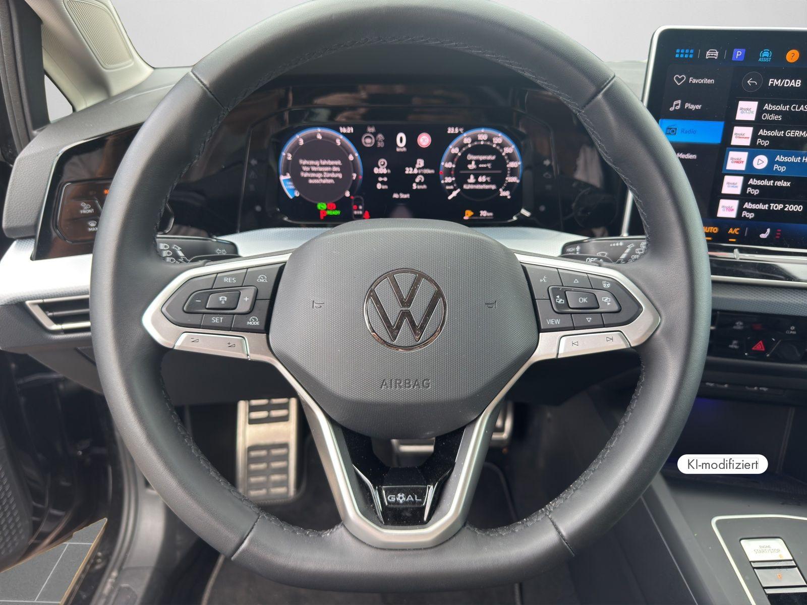 Volkswagen Golf VIII GOAL 1.5 eTSI DSG IQ.LIGHT NAVI AHK RE, миниатюра 10