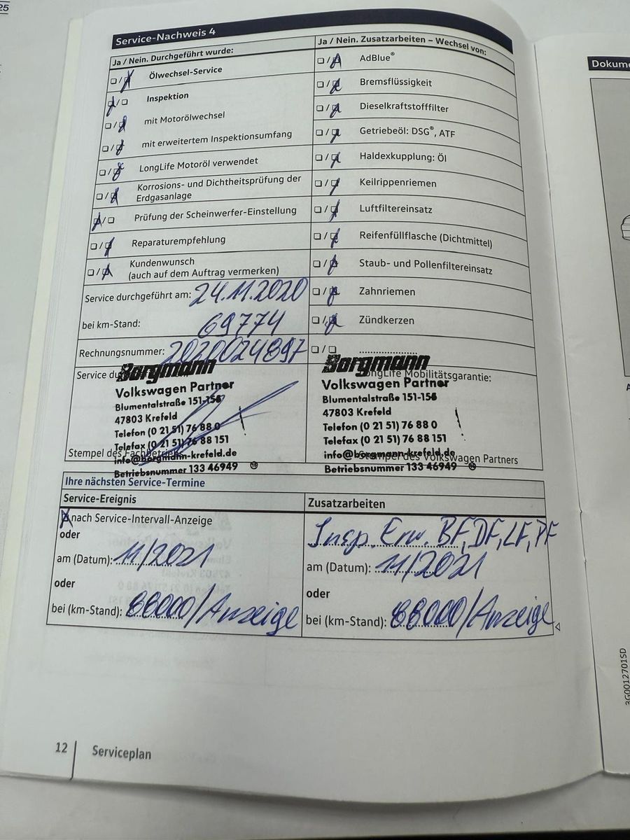 Fahrzeugabbildung Volkswagen Touran Comfortline BMT 7.SITZER/ SCHECKHEFT/ AHK