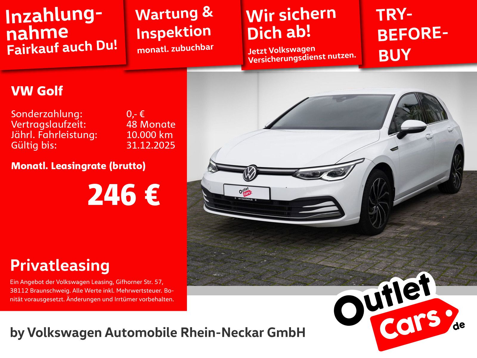 Volkswagen Golf VIII 2.0 TSI Style DSG Navi Kamera ACC uvm