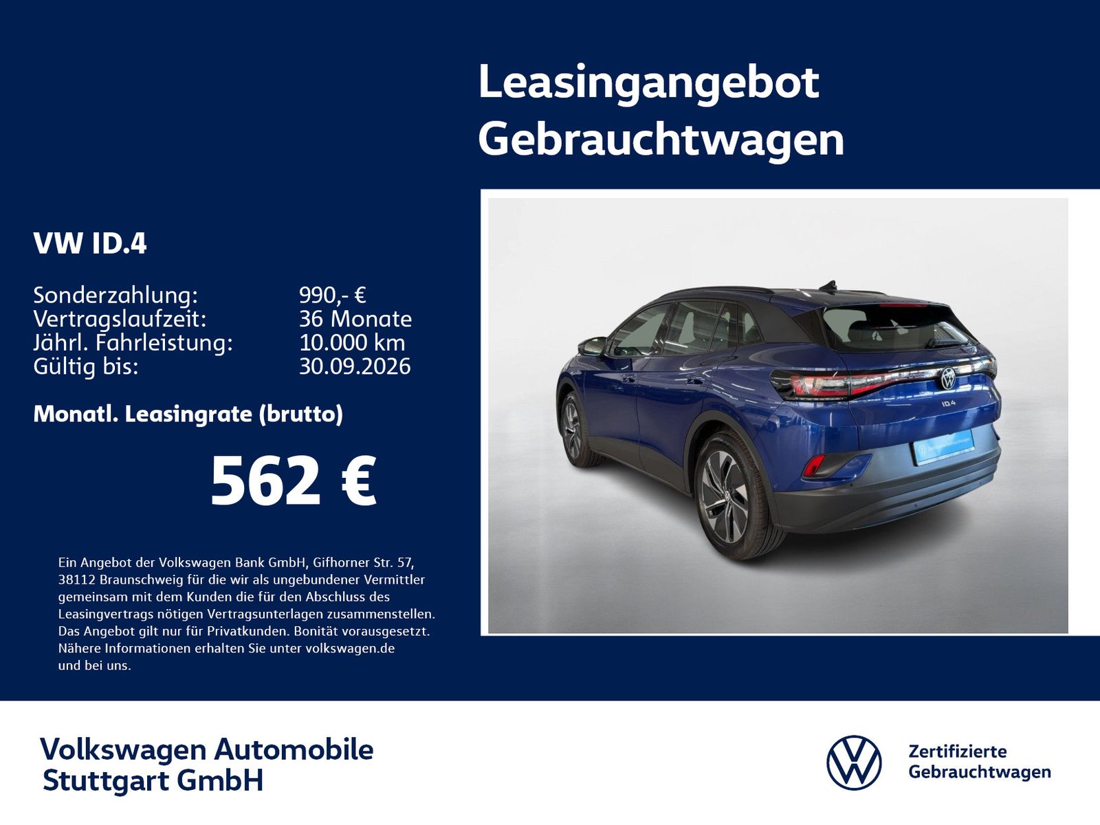 Volkswagen ID.4 Pro Navi Kamera Stdhzg AHK ACC LED SHZ imagem 2
