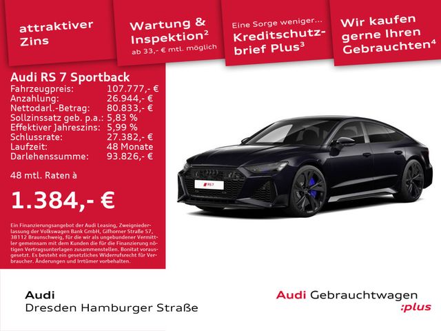 Audi RS 7 Sportback 4.0 TFSI Dynamik-Paket plus Pano