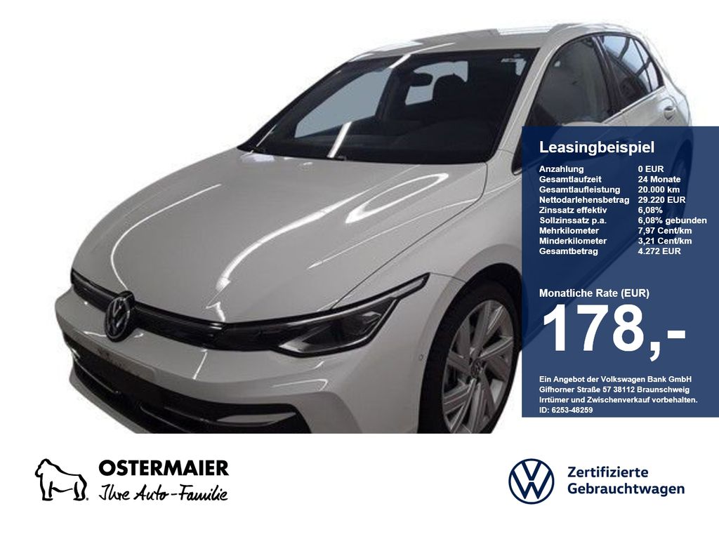 Volkswagen Golf VIII STYLE 2.0TDI 150PS DSG ACC.5J-G.STHZG.
